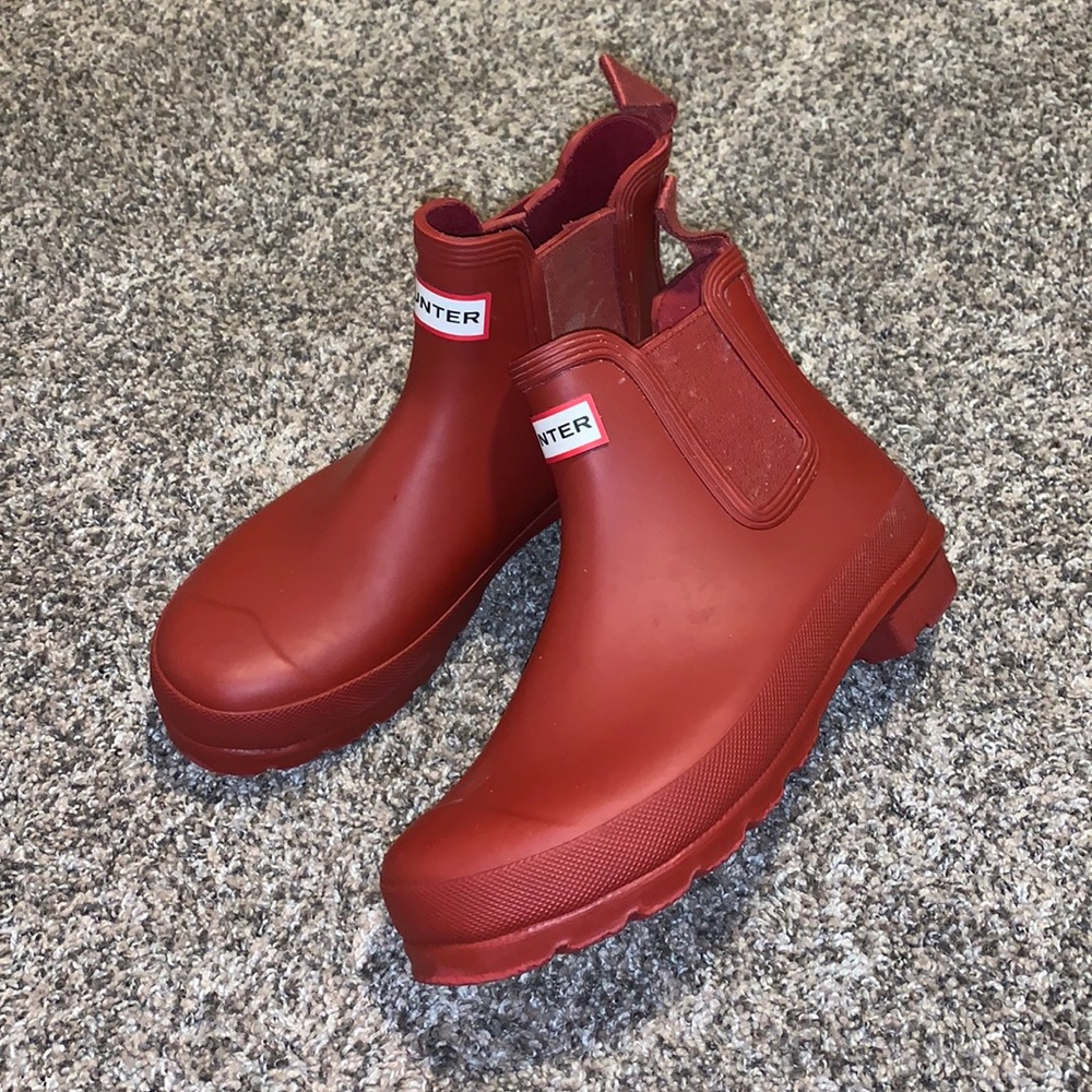 Red Hunter Booties